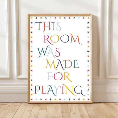 This Room Was Made For Playing