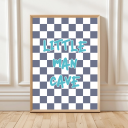 Playroom print with modern bold lettering